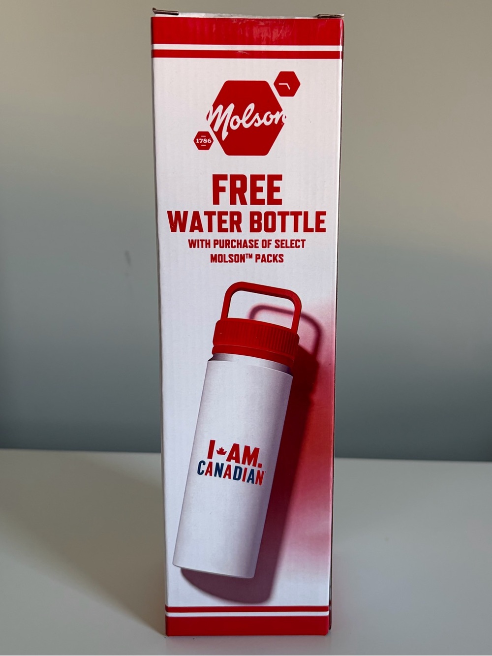 Molson Canadian Water Bottle, new
